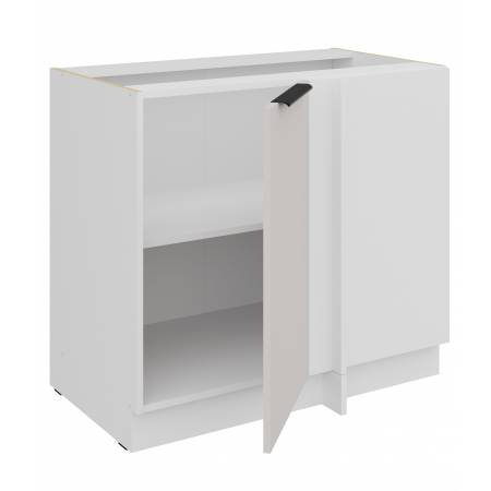 Szafka narożna dolna 105 cm kaszmir + biały CAROL 105 ND 1F BB